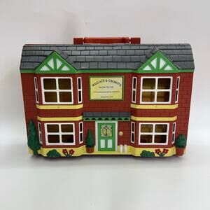 Wallace & Gromit 1989 West Wallaby Street Playhouse Set w/ 6 Vintage Figures Toy